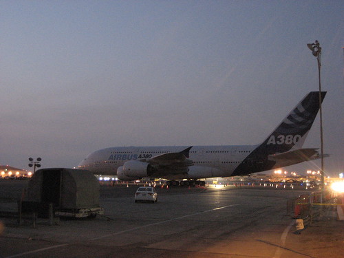 A380 at LAX