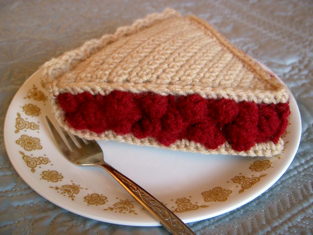 Crochet Cherry Pie