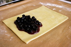 Blueberry Hand Pies, filling