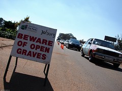 Beware of open graves