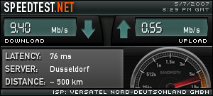 speedtest versatel_berlin_dusseldorf070507