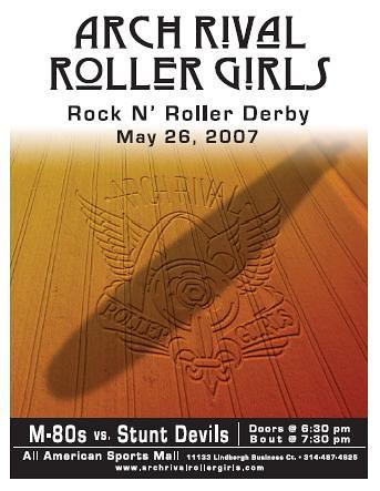 ARRG Rock N' Roller Derby Program - May 2007