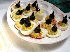 bunny deviled eggs