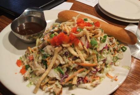 Grilled Asian chicken salad