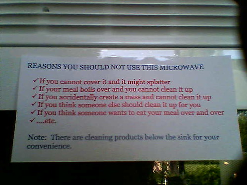 REASONS YOU SHOULD NOT USE THIS MICROWAVE