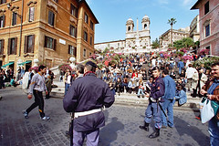 Policeman at Piazza di Spagna