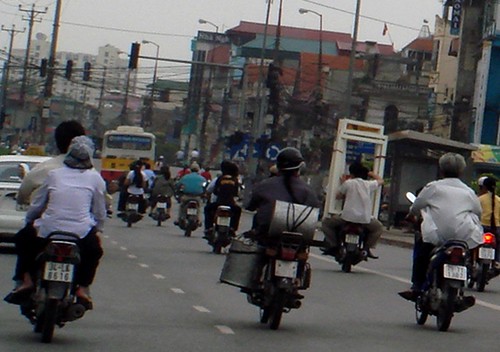 Motos en Hanoi