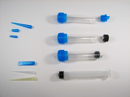 syringe system for painting/printing