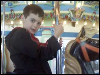 Tristyn on the Merry-Go-Round