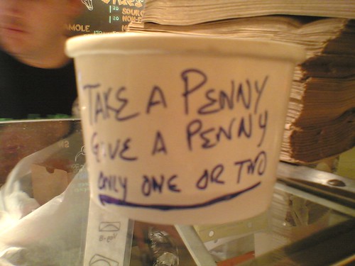 Take a Penny Give a Penny ONLY ONE OR TWO