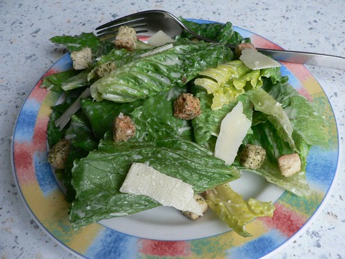 Caesar Salad with Herbed Croutons
