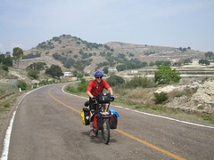 Randy riding the mountains of Oaxaca