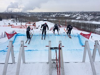 Sunridge Alpine Ski Team host season opener Western Ski Cross Series event PHOTO CREDIT: Ben Cohen