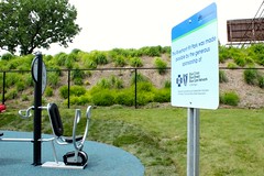 Detroit Riverfront Conservancy, Blue Cross Blue Shield of Michigan Fit Park Grand Opening