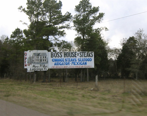 Boss House of (Alligator) Steaks