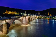 The Old Bridge, the Castle and the Neckar - Heidelberg, Germany