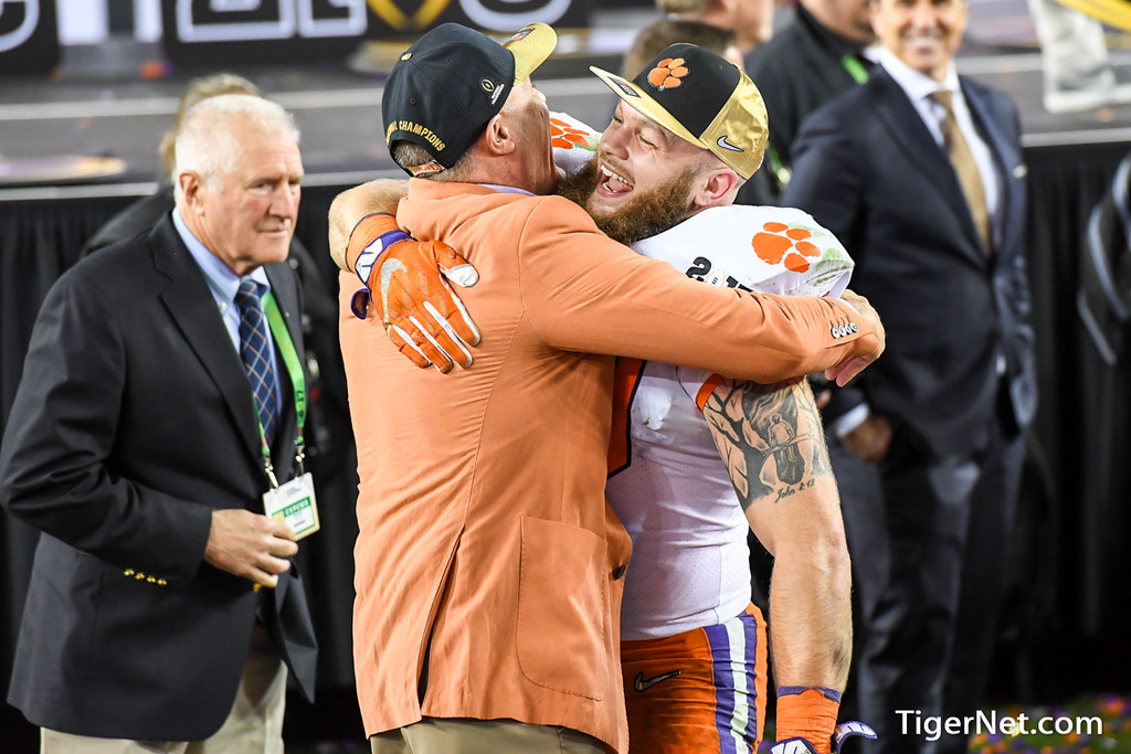 Clemson Football Photo of Ben Boulware and Jim Clements and alabama