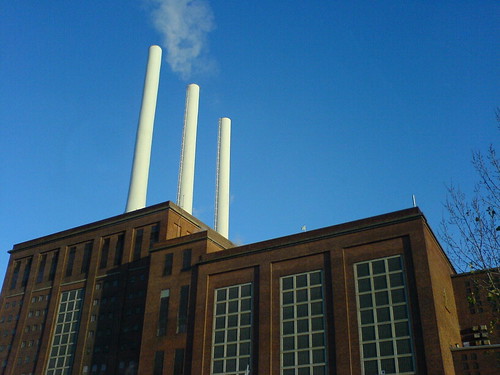 Wonka-esque factory, along Copehnagen's harbor