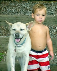 Boy and Dog