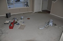 The carpet is on it's way out!