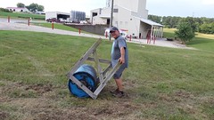 Frank moving compost tumbler