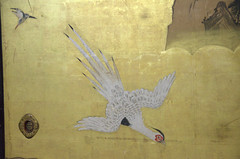 Wall painting in temple lodging Oku-no-in Koya-San