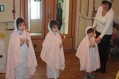 Крещение детей из приюта