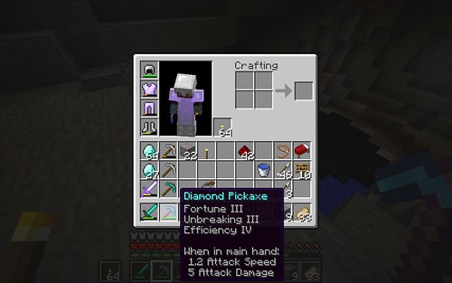 91 Diamonds with Fortune +3 Pickaxe by Wesley Fryer, on Flickr