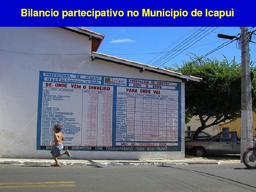 Bilancio partecipativo in Icapui' (Brasile)