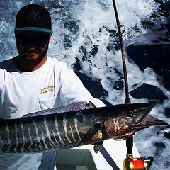 Capt. Manny and Mike catch a nice Wahoo !! (http://ift.tt/1esRENc)