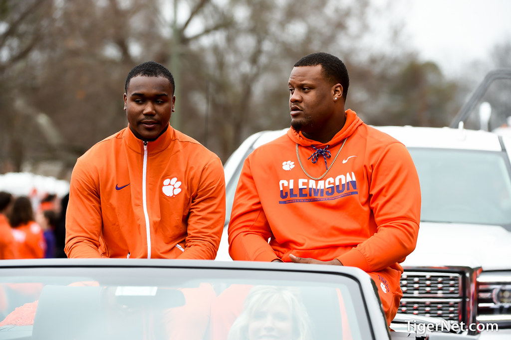 Clemson Football Photo of Carlos Watkins and Jadar Johnson