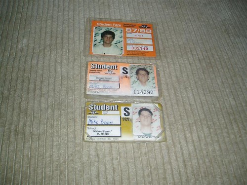Old Student Cards for TTC