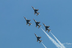 Five of diamonds formation U.S. Air Force Thunderbirds