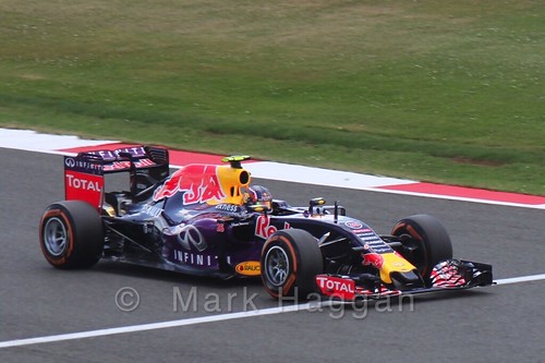 Daniil Kvyat in qualifying for the 2015 British Grand Prix at Silverstone