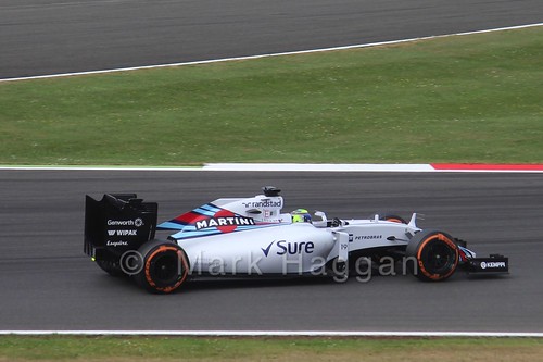 Felipe Massa in Free Practice 3 at the 2015 British Grand Prix