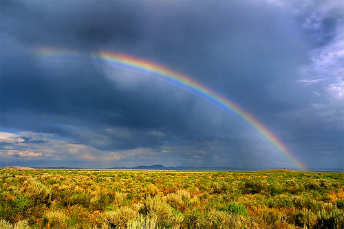 Rainbow in Harney County
