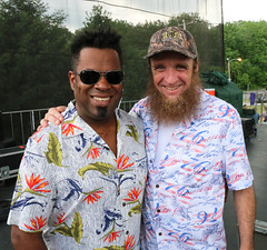 Eric Bolivar and Carl Dufresne at Michael Arnone's Crawfish Fest 2015, May 29-31, Augusta, New Jersey