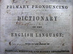 pronouncing dictionary