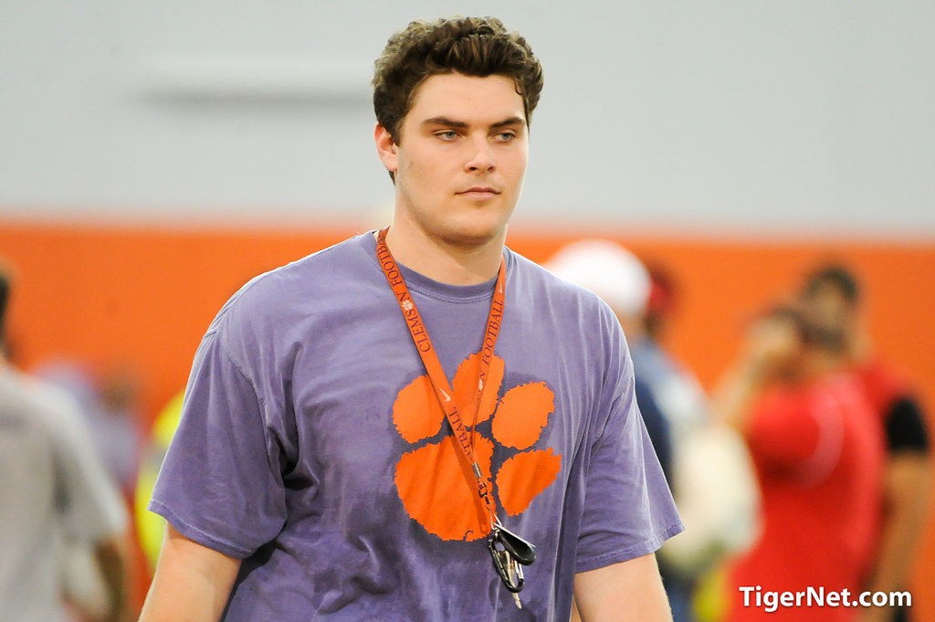 Clemson Recruiting Photo of Jake Fruhmorgen and Football