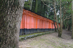Outside of Fushimi Inari Shrine