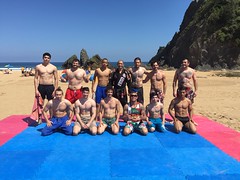 Entrenamiento Equipo Team Jucao en la Playa de Laga País Vasco-spain 20-06-2015