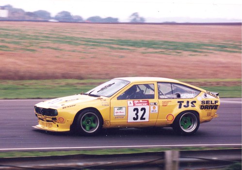 Chris Snowdon was a double Alfa Champion with this GTV6 (first black and then yellow) in 1984 and 1985.