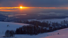 Frostig-schöner Sonnenuntergang südwestlich von Elterlein • <a style="font-size:0.8em;" href="http://www.flickr.com/photos/91814557@N03/31343814634/" target="_blank">View on Flickr</a>