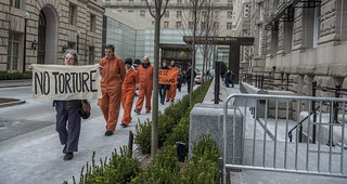 Anti-Torture Activists Hold a Demonstration Outside Trump International Hotel in Washington, DC