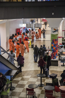 Protesters Tell the Stories of Guantánamo Detainees in the Union Station Food Court