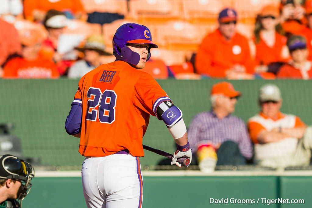 Clemson Baseball Photo of Seth Beer and wrightstate