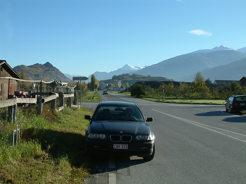 BMW 320d in Wallis, Switzerland