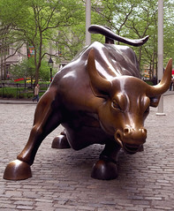 Raging Bull - Wall Street by Sylvain Leprovost on Flickr