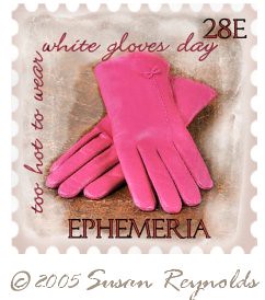 Too Hot for White Gloves Day Artistamps