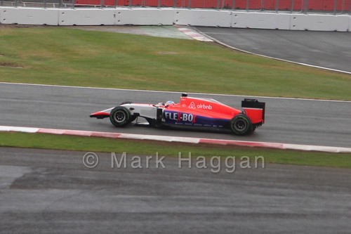 Will Stevens in the 2015 British Grand Prix at Silverstone